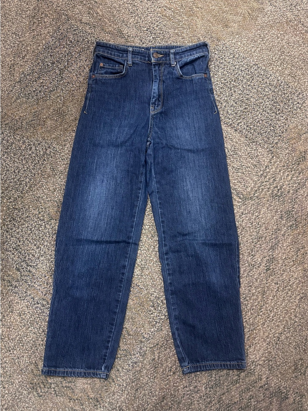 Anthropologie Pilcro Women's High Rise Crop Straight Leg Jeans Sz 25. EUC.